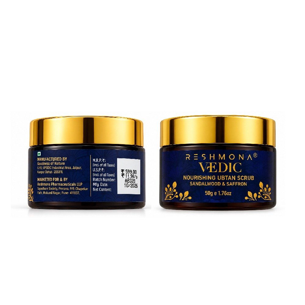 RESHMONA VEDIC – Saffron & Sandalwood Collection Gift Set - Image 7